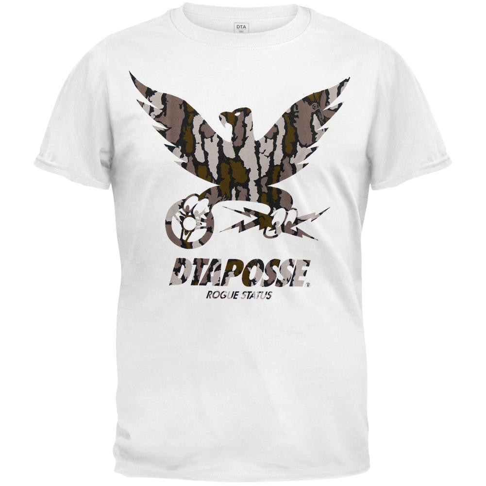 DTA - Camo Eagle T-Shirt Men's T-Shirts DTA 2XL White