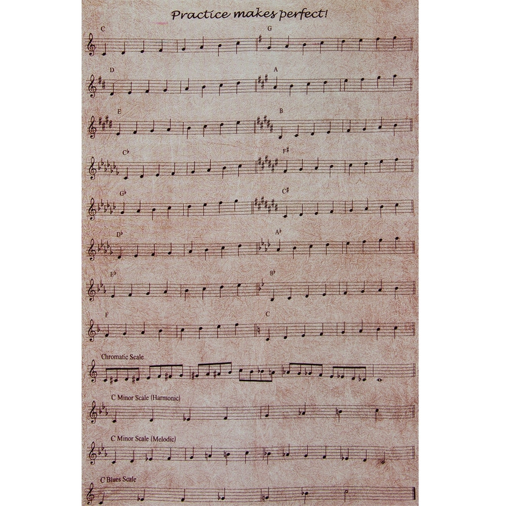 Practice Makes Perfect Treble Tapestry – Old Glory