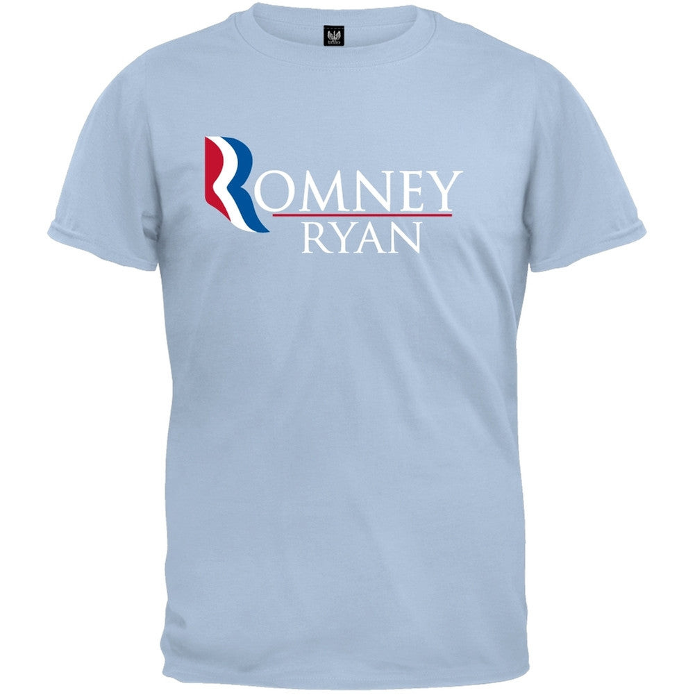 Romney and Ryan White T-Shirt Men's T-Shirts Old Glory