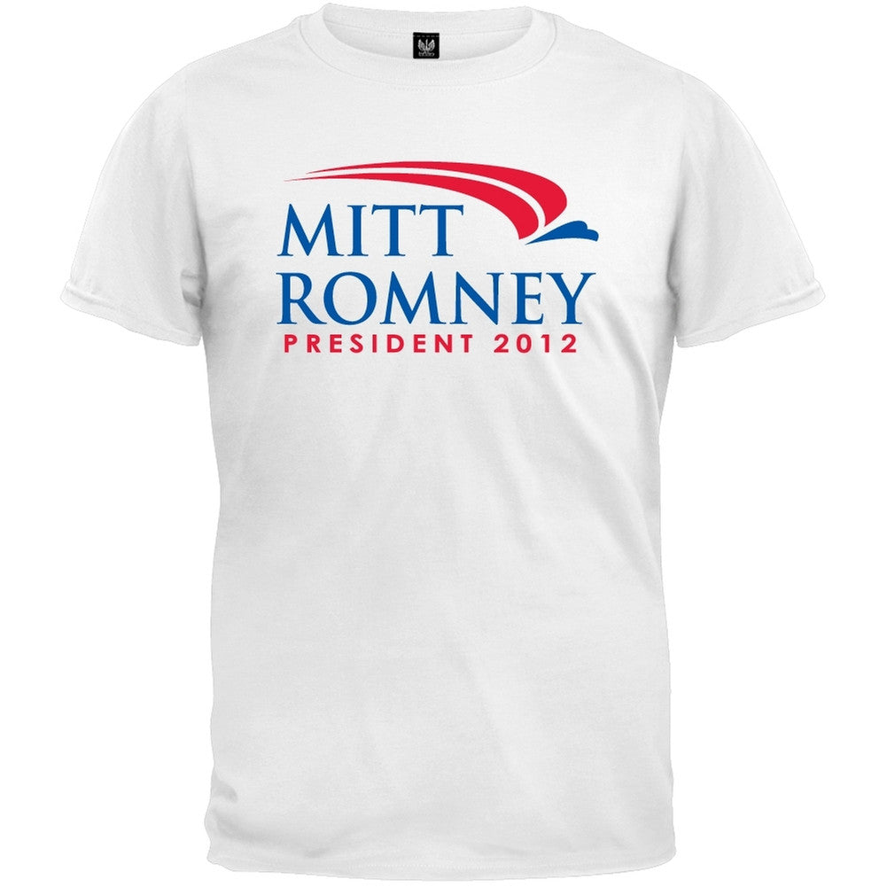 Mitt Romney For President 2012 Black T-Shirt Men's T-Shirts Old Glory