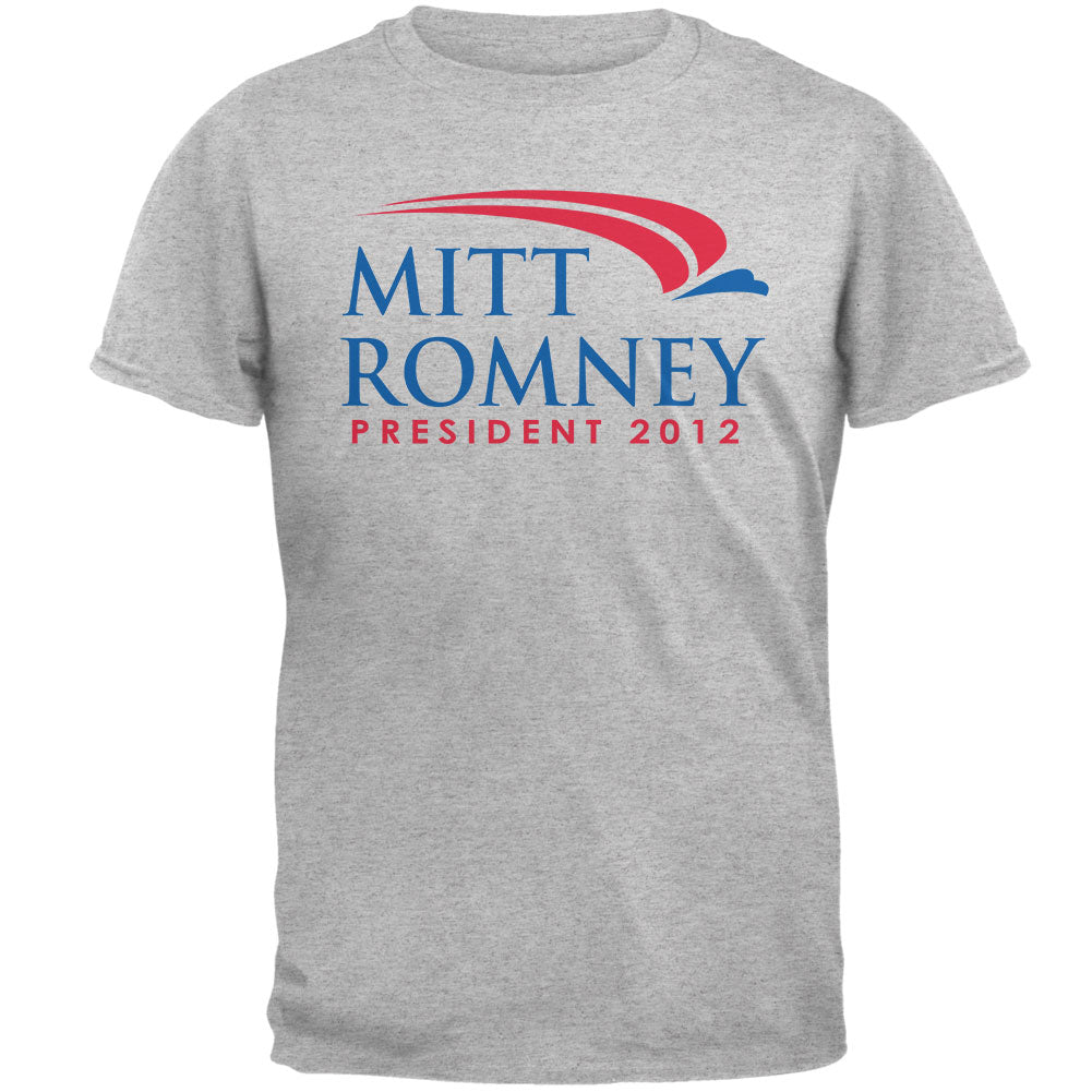 Mitt Romney For President 2012 Sport Grey T-Shirt Men's T-Shirts Old Glory 2XL Grey