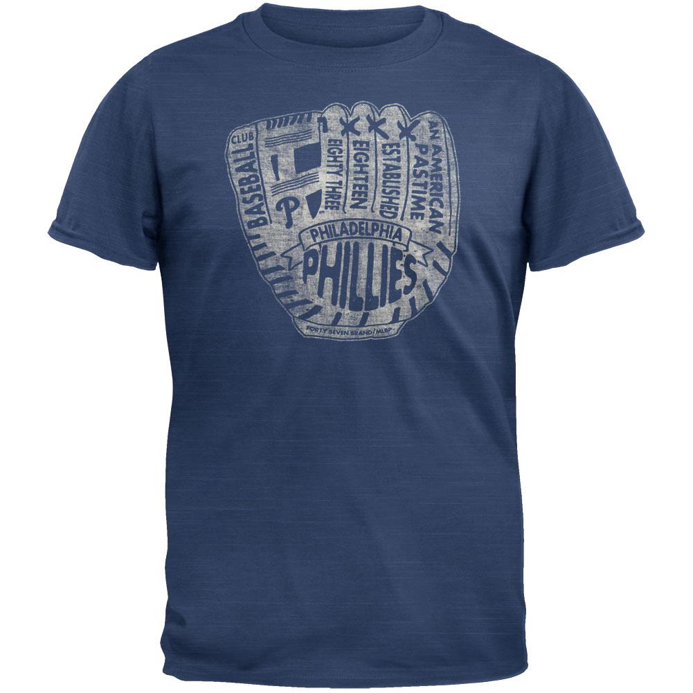 Philadelphia Phillies - Logo JV Scrum Premium T-Shirt Men's T-Shirts Philadelphia Phillies 2XL Blue
