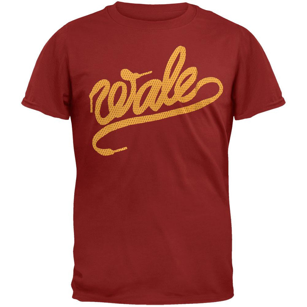 Wale - No Days Off Jersey Logo Soft T-Shirt Men's T-Shirts Wale SM Red