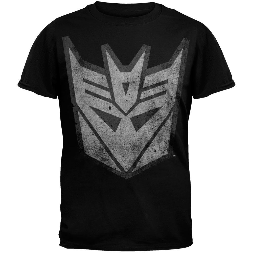 Transformers - Decepticon Logo T-Shirt Men's T-Shirts Transformers MD Black