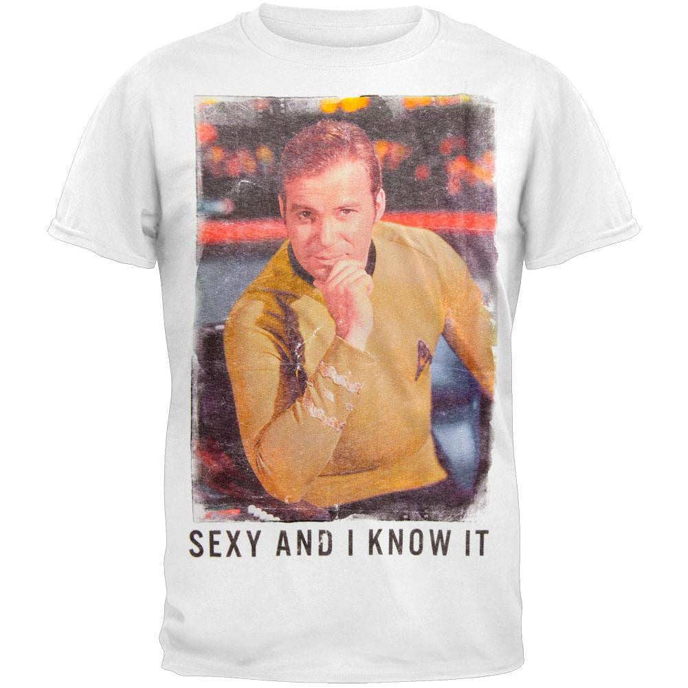 Star Trek - Sexy And I Know It T-Shirt Men's T-Shirts Star Trek 2XL White