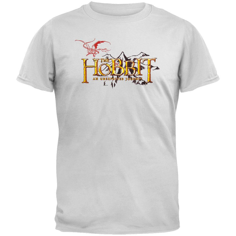 The Hobbit - Mountain Logo T-Shirt Men's T-Shirts The Hobbit 2XL Grey