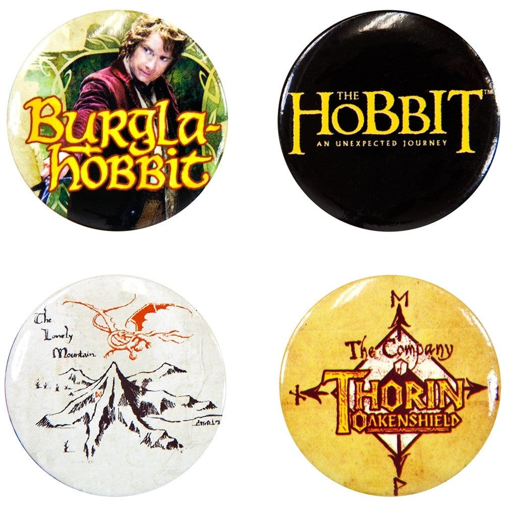 The Hobbit - Logo Pin Pack Collectible Pins Old Glory
