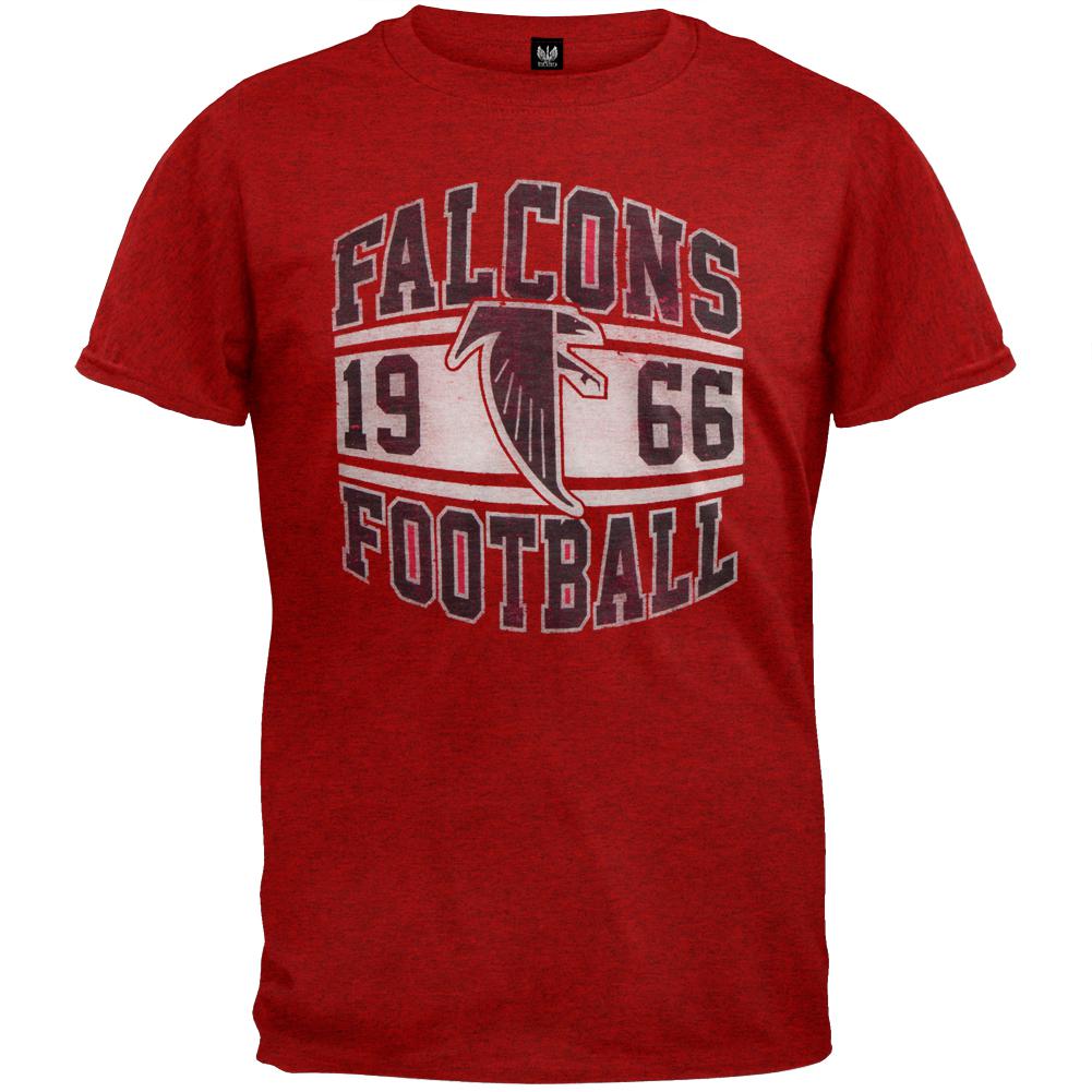 Atlanta Falcons - Inaugural Logo Premium T-Shirt Men's T-Shirts Atlanta Falcons SM Red