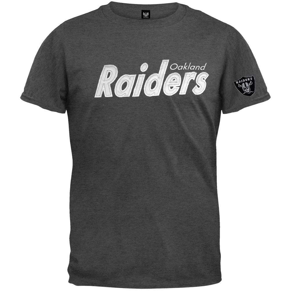 Oakland Raiders - Fieldhouse Premium T-Shirt Men's T-Shirts Oakland Raiders LG Grey