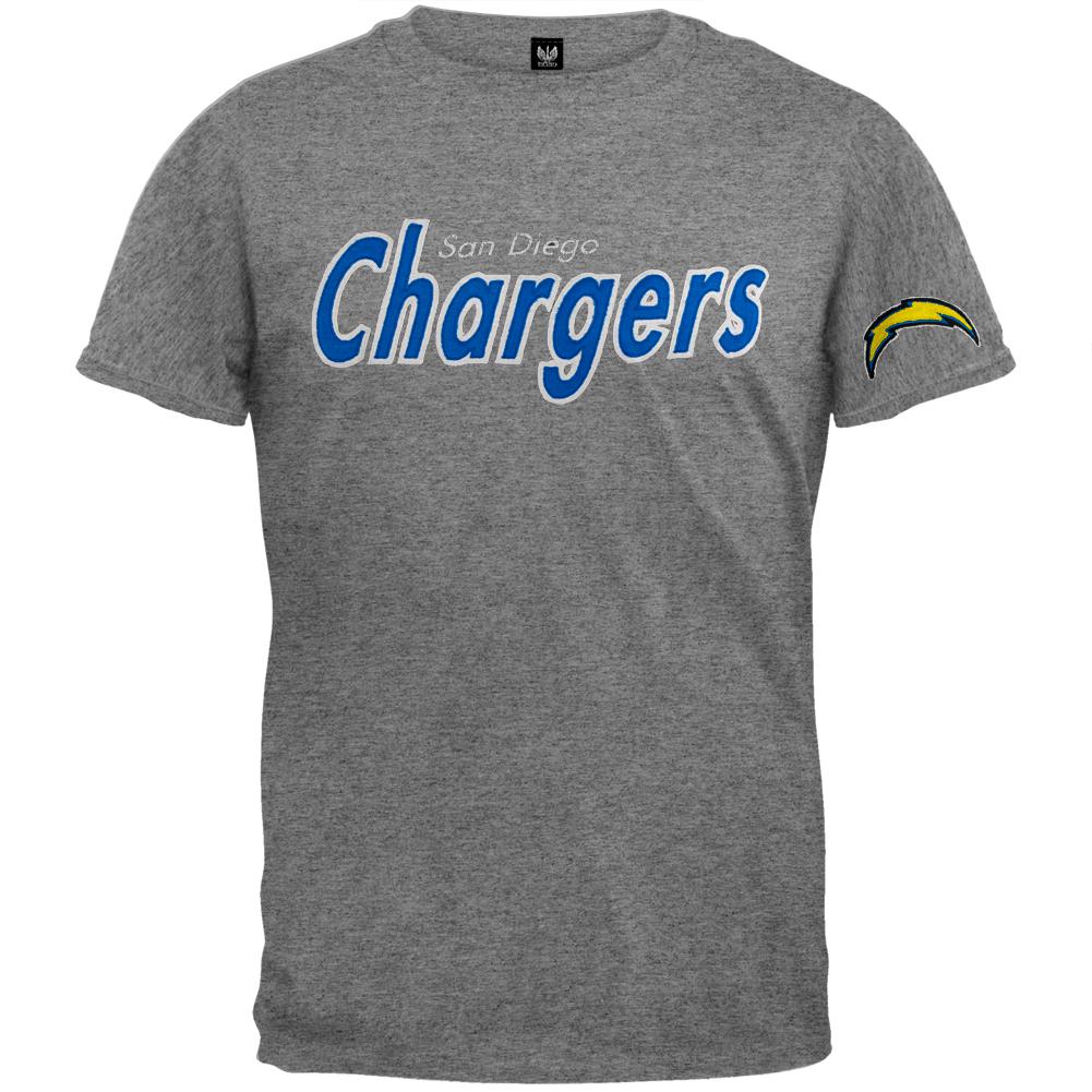 San Diego Chargers - Fieldhouse Premium T-Shirt Men's T-Shirts San Diego Chargers SM Grey