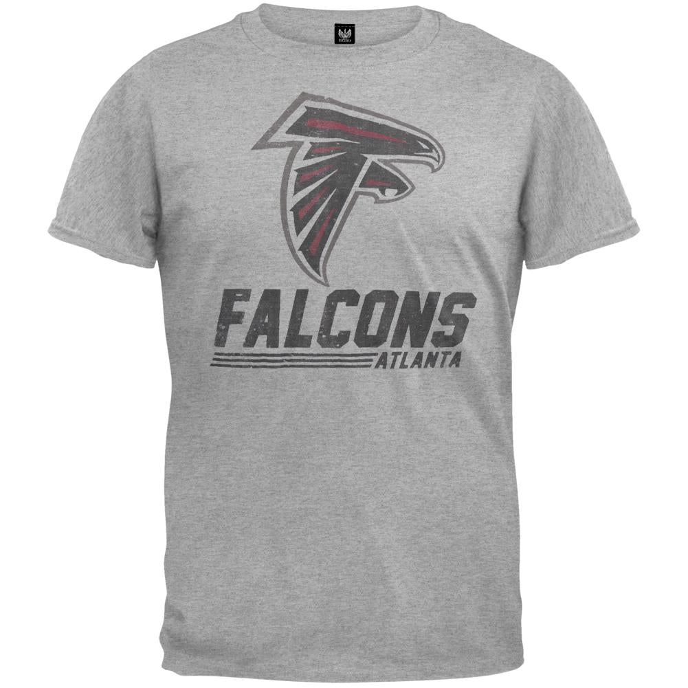 Atlanta Falcons - Marksmen Premium Soft T-Shirt Men's T-Shirts Atlanta Falcons SM Grey
