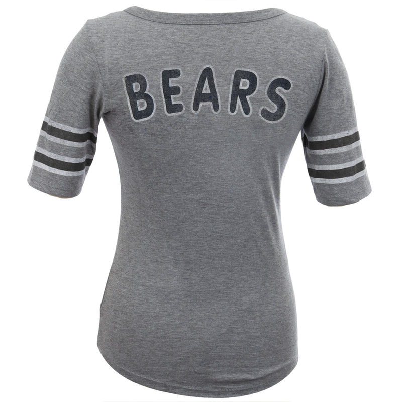Chicago Bears - Playoff Premium Juniors Henley Juniors T-Shirts Chicago Bears