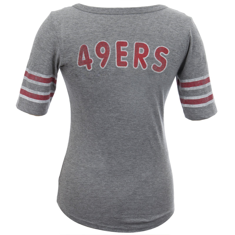 San Francisco 49ers - Playoff Premium Juniors Henley Juniors T-Shirts San Francisco 49ers