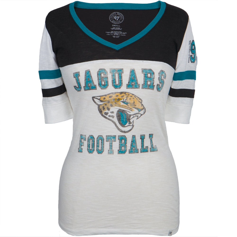 Jacksonville Jaguars - Debut Premium Juniors T-Shirt Juniors T-Shirts Jacksonville Jaguars LG White