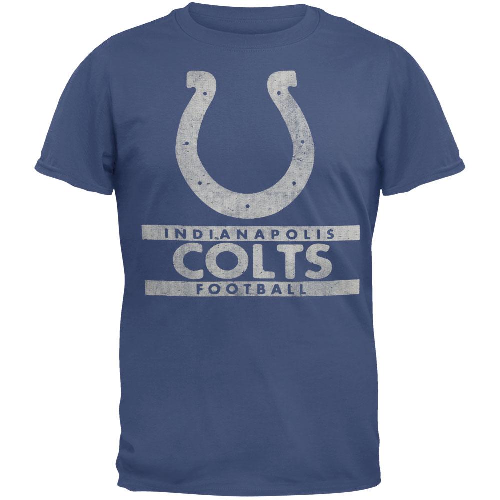 Indianapolis Colts - Flanker Premium T-Shirt Men's T-Shirts Indianapolis Colts 2XL Blue