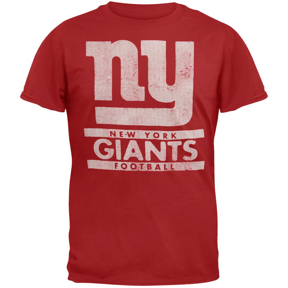 New York Giants - Flanker Premium T-Shirt Men's T-Shirts New York Giants LG Red