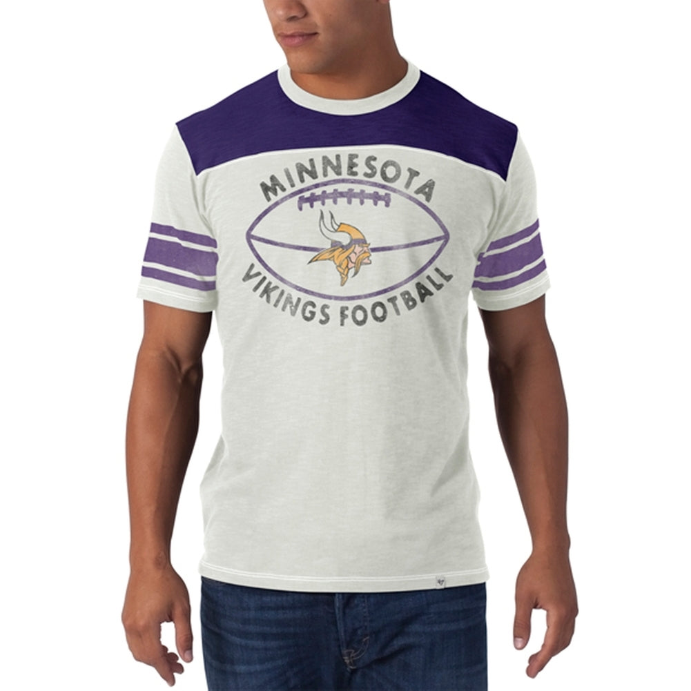 Minnesota Vikings - Top Gun Premium T-Shirt Men's T-Shirts Minnesota Vikings SM White