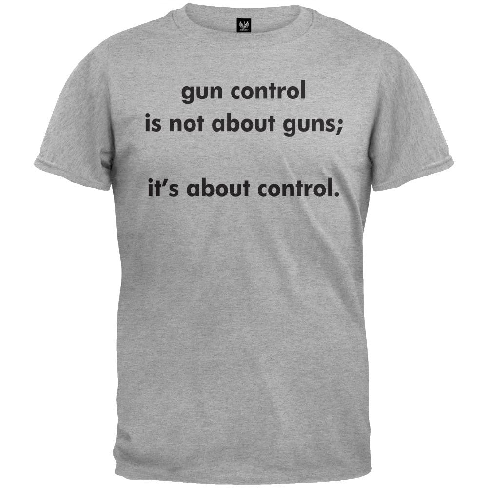Gun Control - Military Green T-Shirt Men's T-Shirts Old Glory