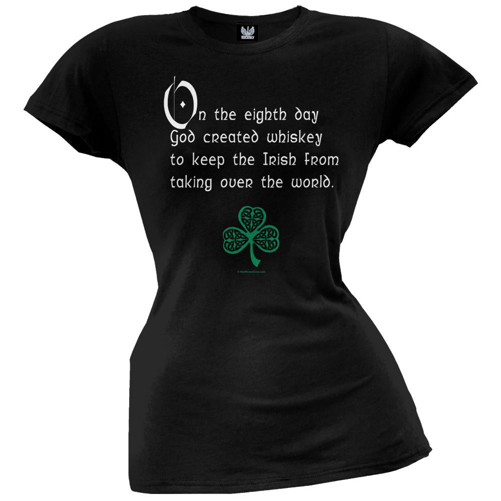 On The Eighth Day Juniors T-Shirt Juniors T-Shirts Old Glory