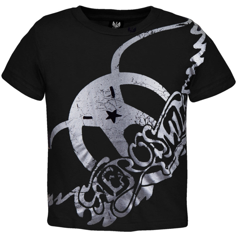 Aereosmith - Foil Girls Juvy Premium T-Shirt Juvenile T-Shirts Aerosmith 2 Black