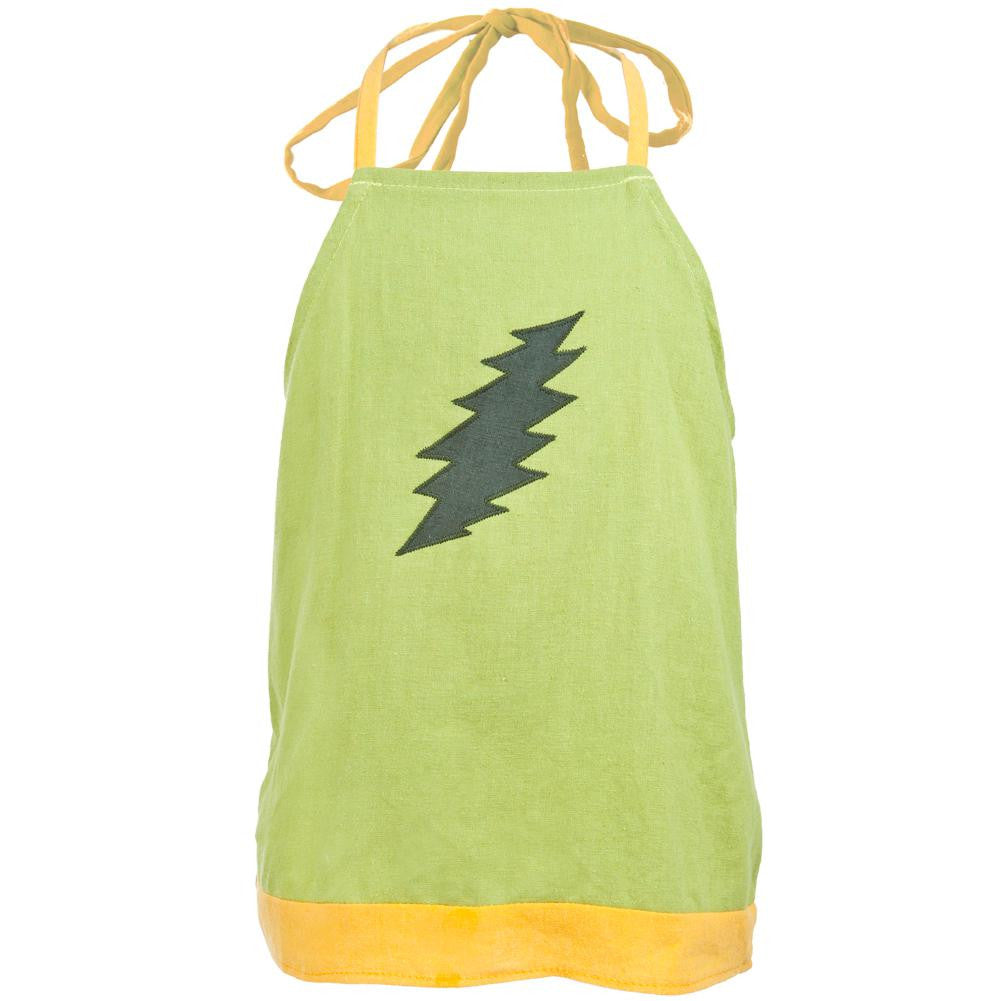 Grateful Dead - Lightning Bolt Green Juvy Halter Top Juvenile Tank Tops Grateful Dead