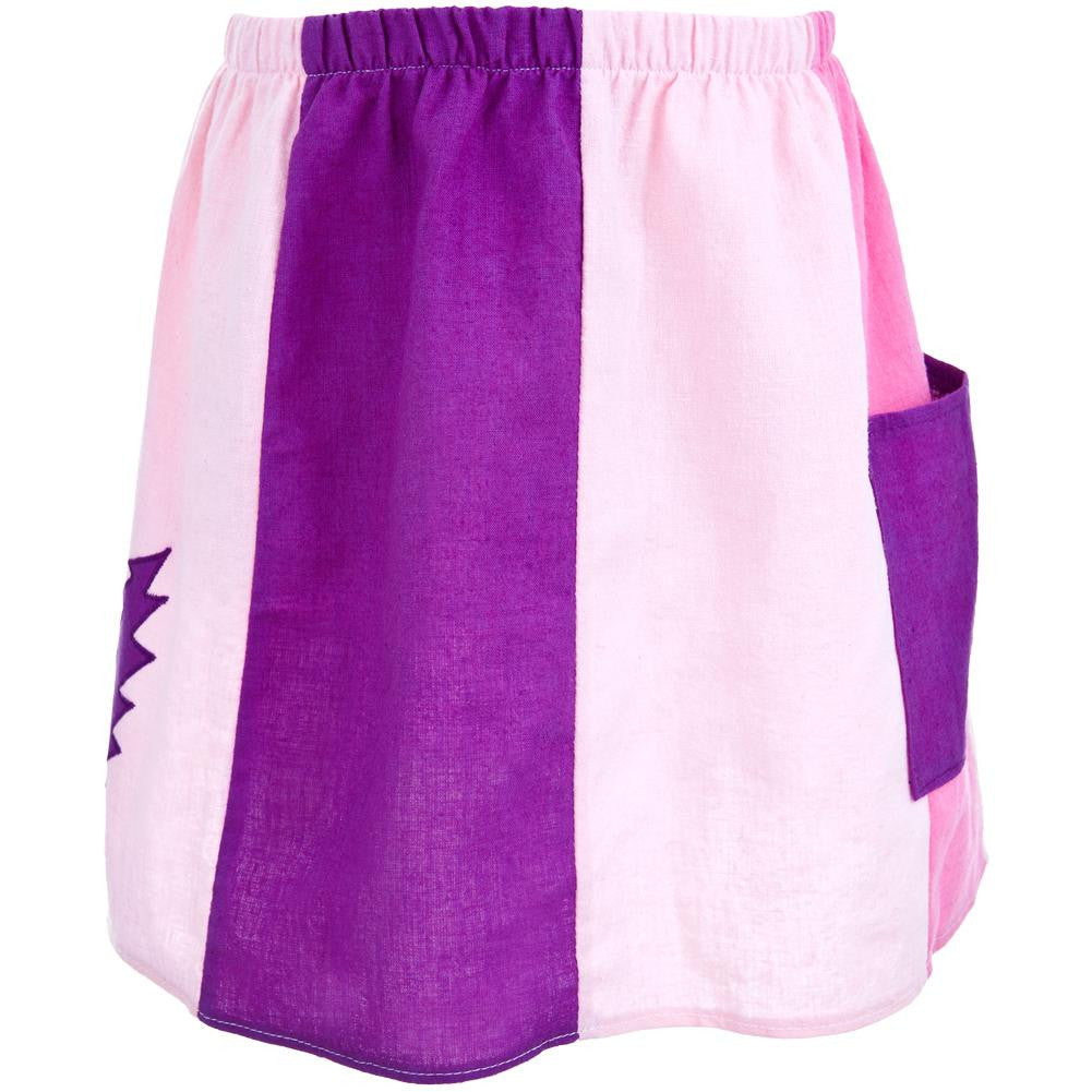 Grateful Dead - Lightning Bolt Pink Juvy Panel Skirt Juvenile Skirts Grateful Dead