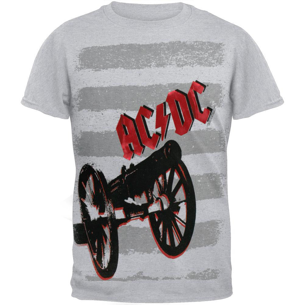 AC/DC - Cannons Juvy T-Shirt Juvenile T-Shirts AC/DC 14/16 Grey