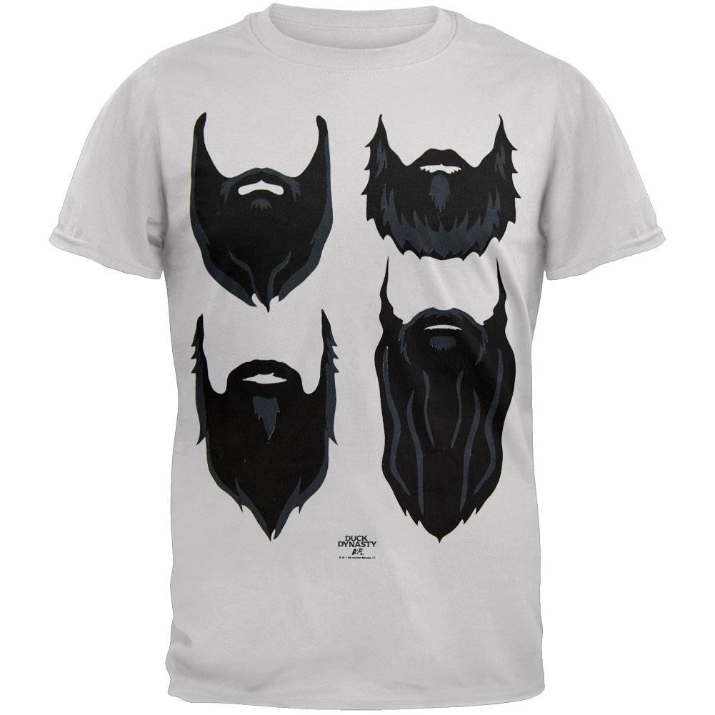 Duck Dynasty - Bold Beards T-Shirt Men's T-Shirts Duck Dynasty SM Grey