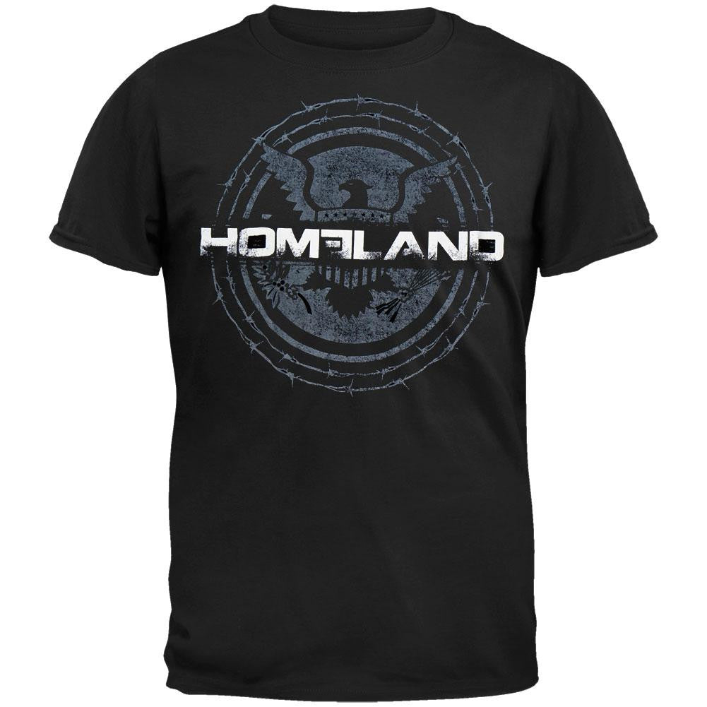 Homeland - Eagle Seal T-Shirt Men's T-Shirts Homeland 2XL Black