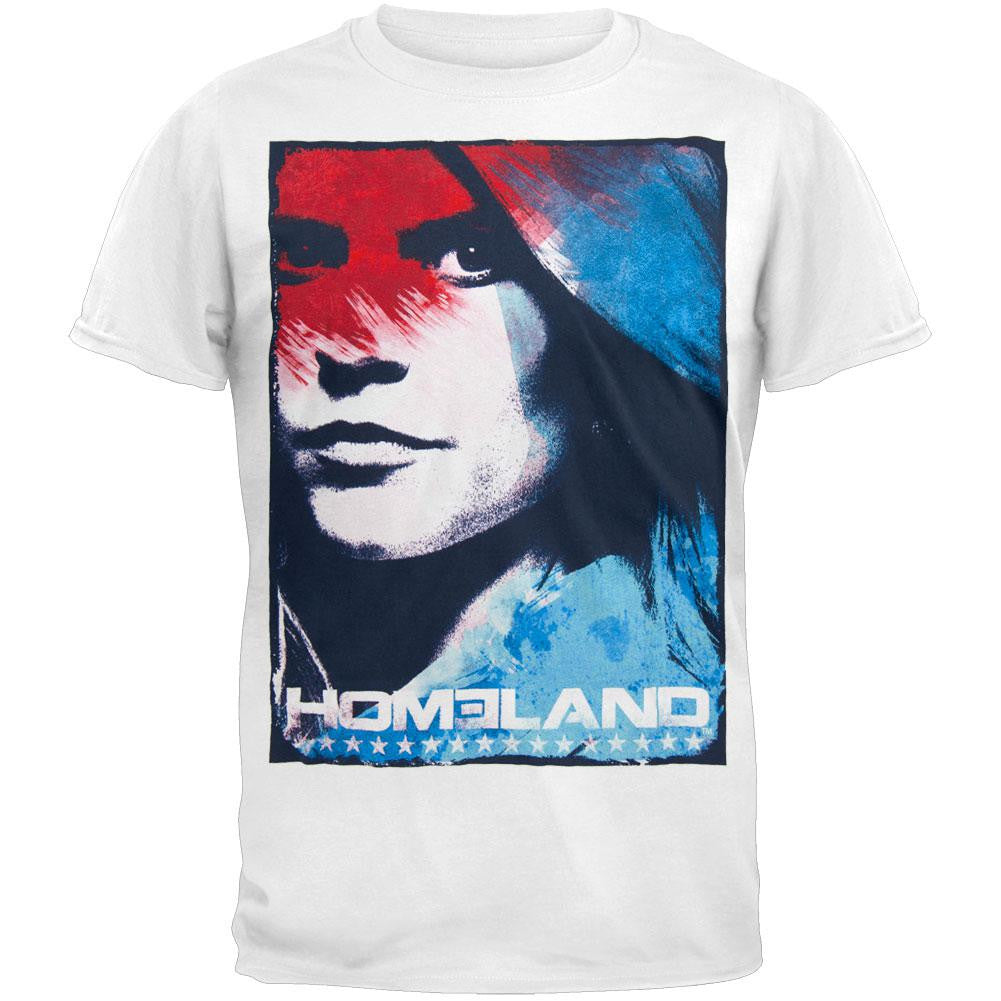 Homeland - Patriotic Carrie T-Shirt Men's T-Shirts Homeland 2XL White