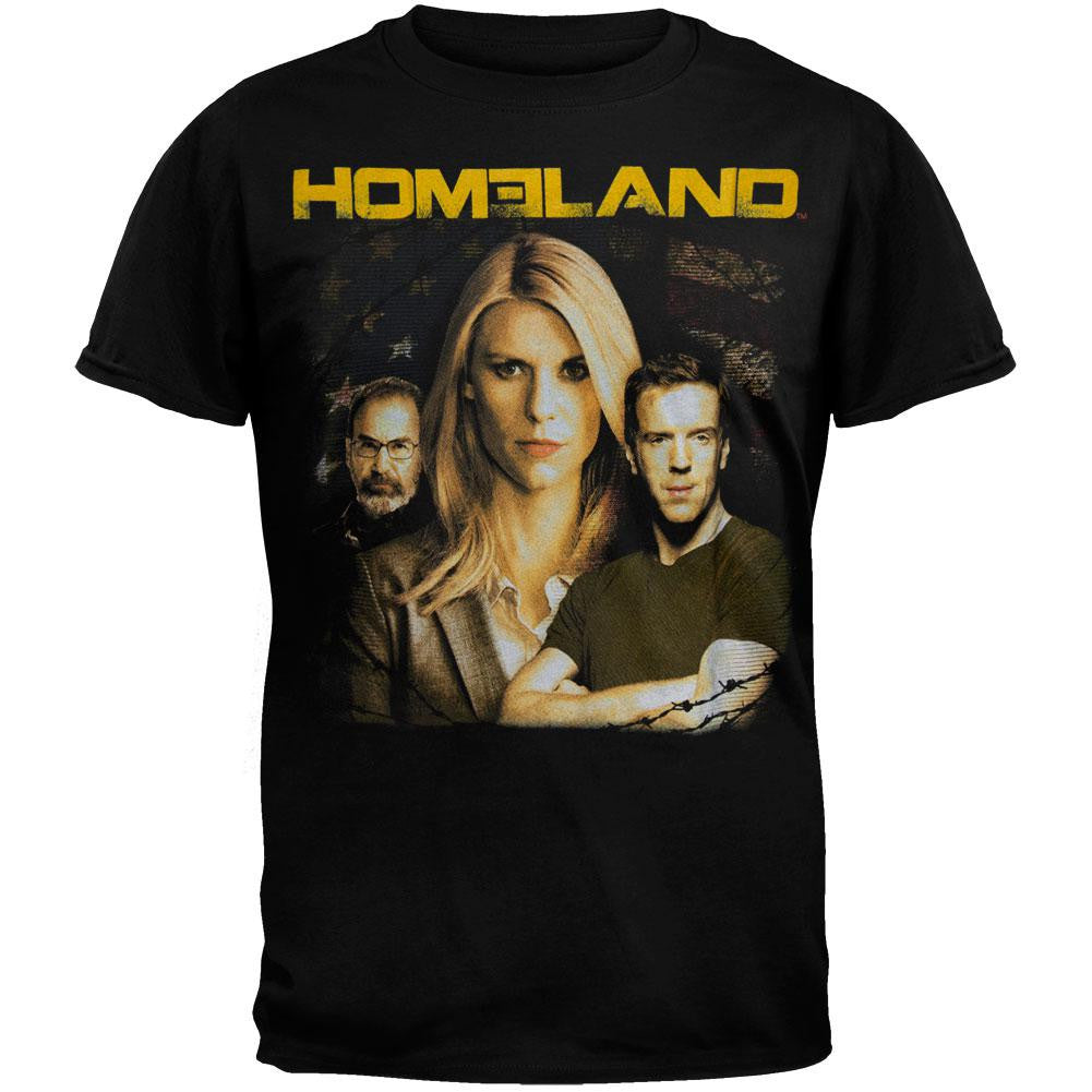 Homeland - Group Collage T-Shirt Men's T-Shirts Homeland 2XL Black