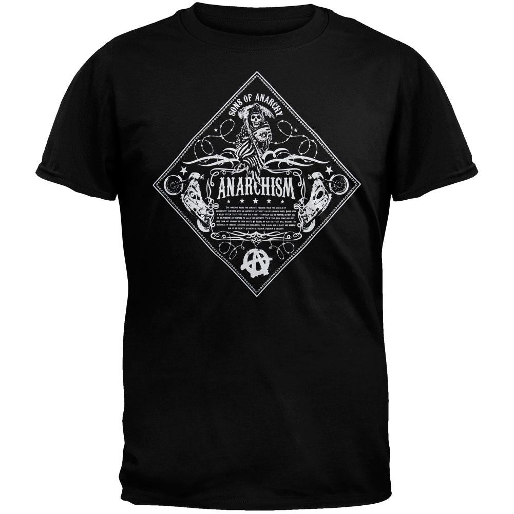 Sons of Anarchy - Anarchism T-Shirt Men's T-Shirts Sons of Anarchy SM Black