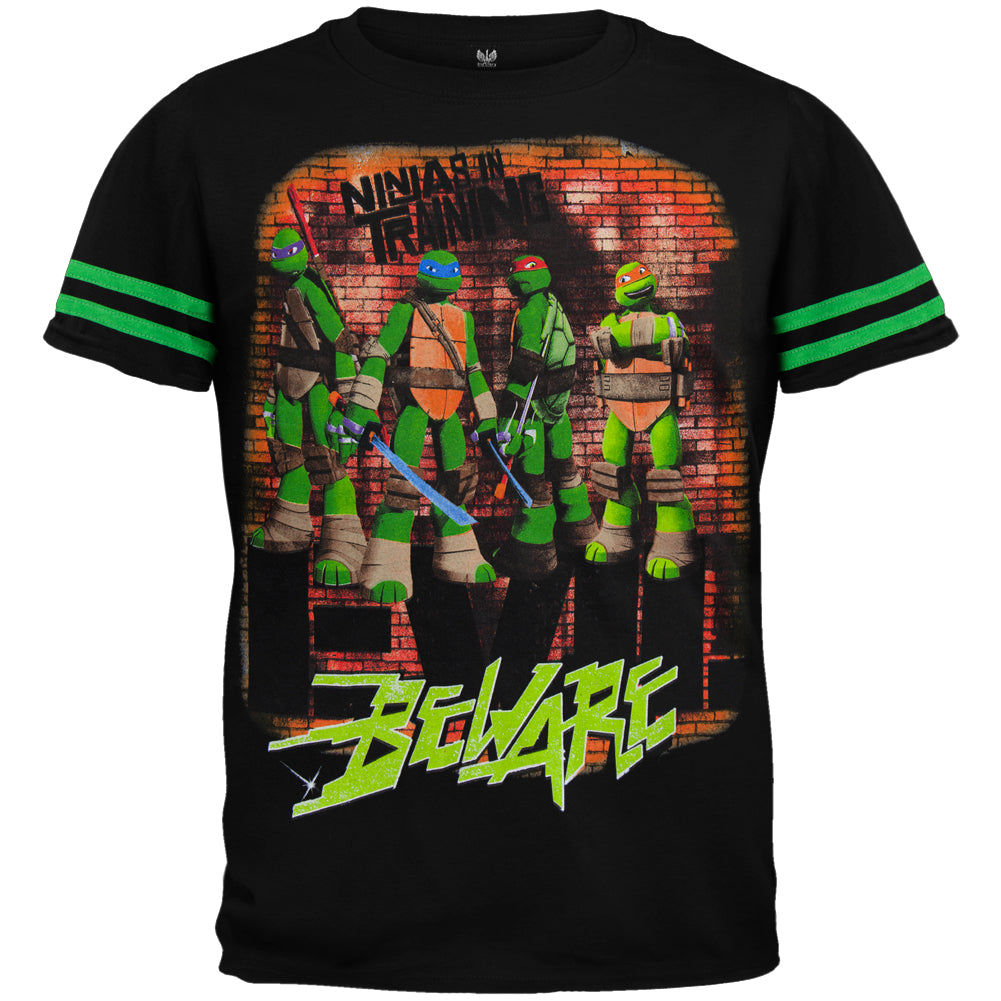 Teenage Mutant Ninja Turtles - Beware Juvy T-Shirt Juvenile T-Shirts Teenage Mutant Ninja Turtles J4 Black