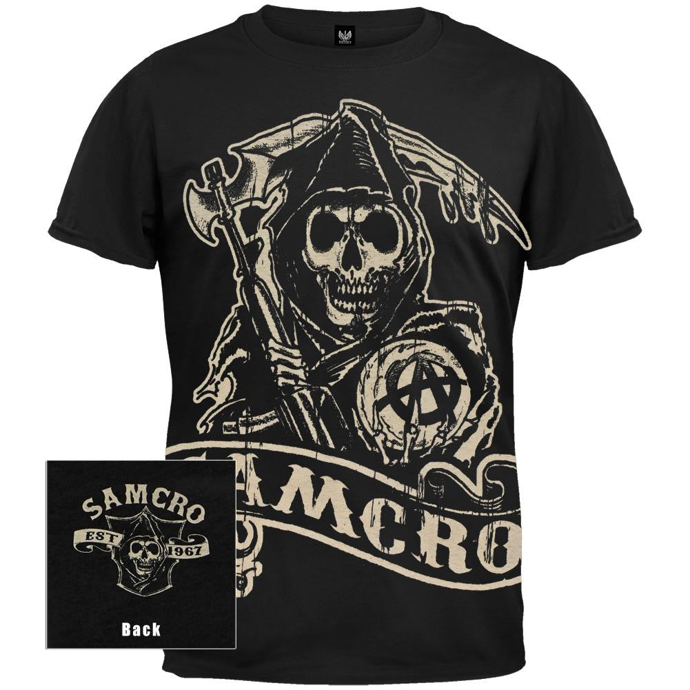Sons of Anarchy - SAMCRO Est. 1967 T-Shirt Men's T-Shirts Sons of Anarchy 2XL Black