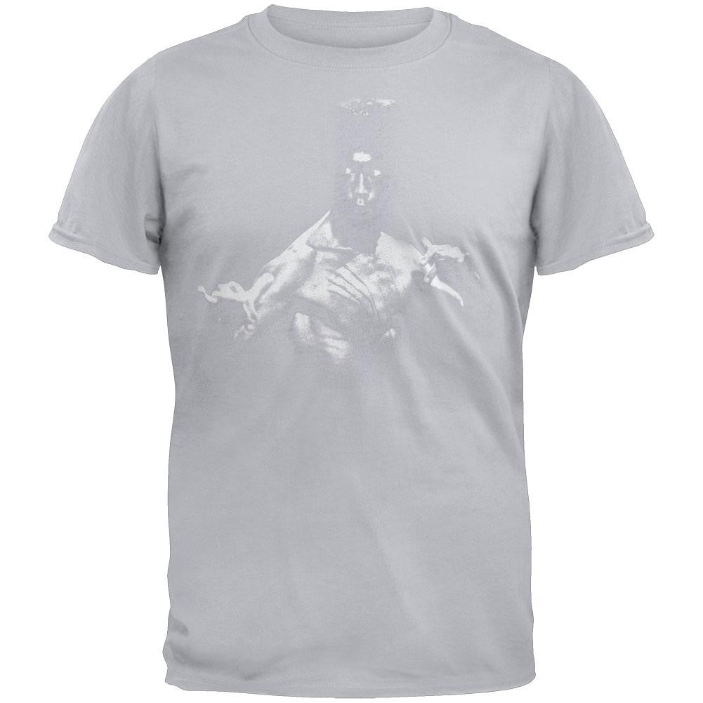 Bruce Lee - Photo Negative Soft T-Shirt Men's T-Shirts Bruce Lee SM Grey