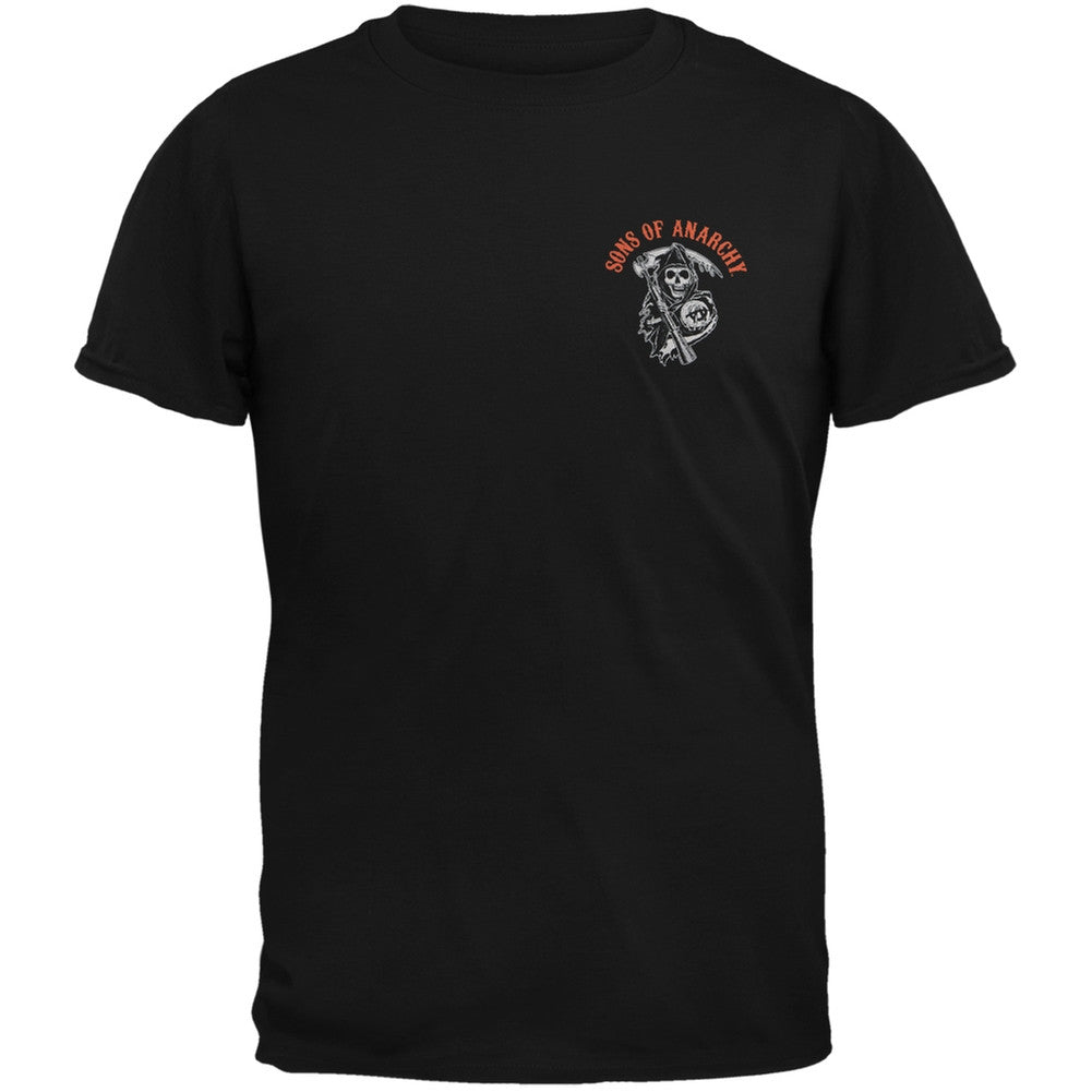 Sons of Anarchy - Charging Reaper T-Shirt Black, image size:1001x1001
