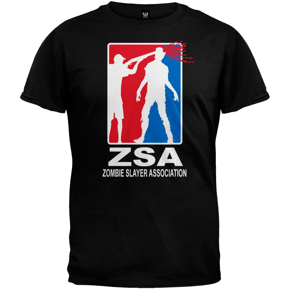 Zombie Slayer Association Mens T Shirt Men's T-Shirts Old Glory SM