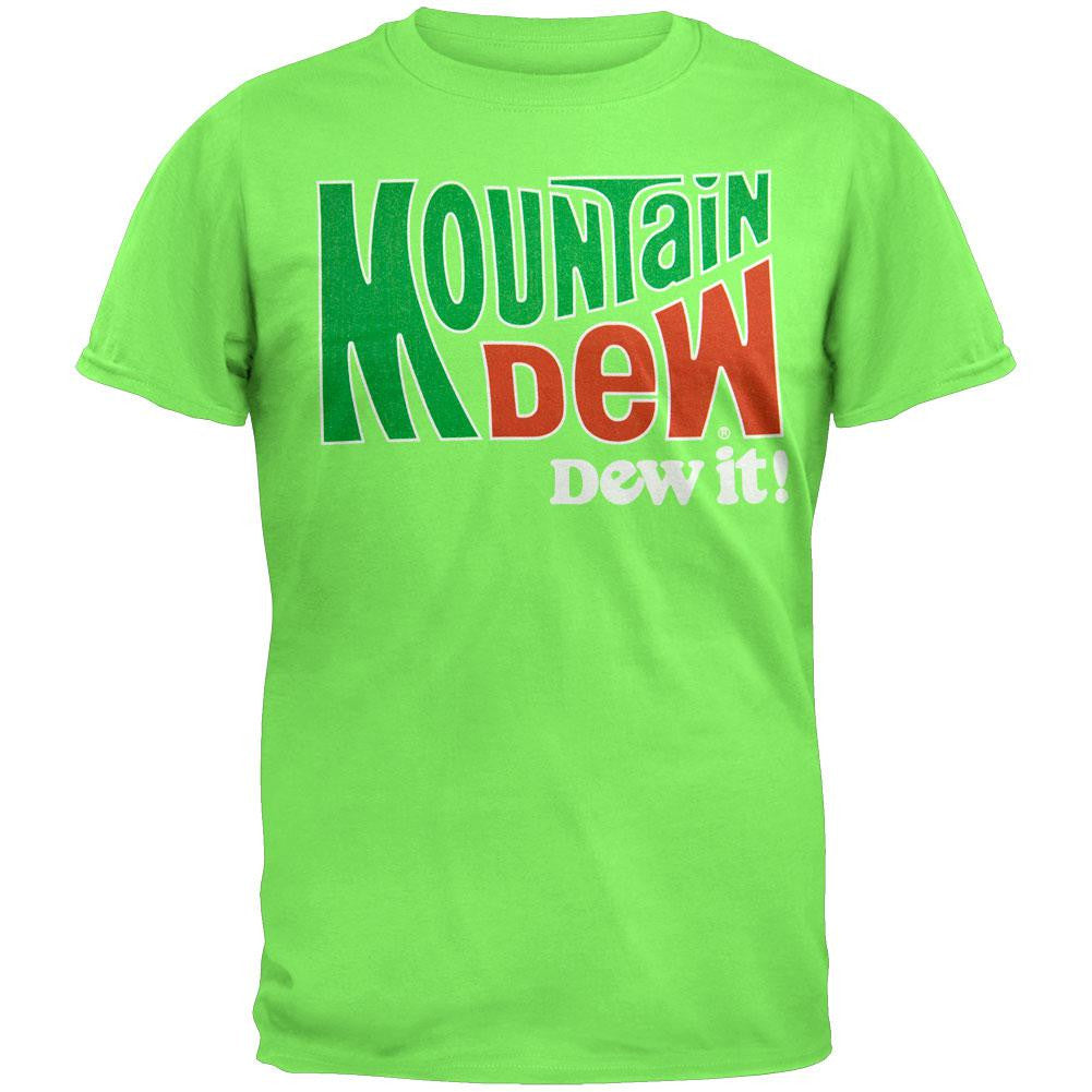 Mountain Dew - Urban Dew Soft T-Shirt Men's T-Shirts Mountain Dew 2XL Green