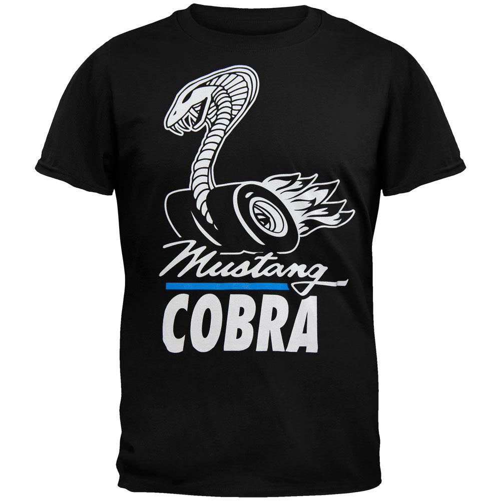 Ford - Wheeling Cobra Soft T-Shirt Men's T-Shirts Ford 2XL Black