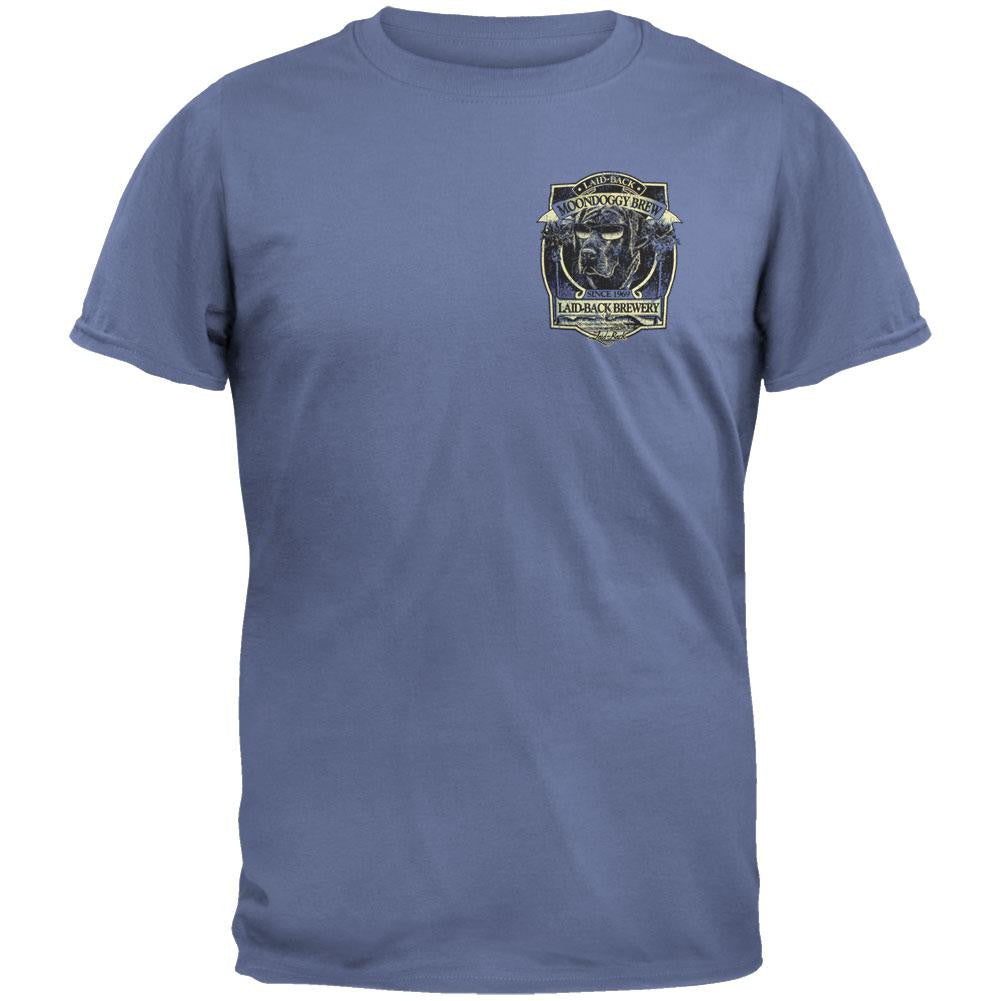 Laid Back - Black Dog Brew Overdye T-Shirt Men's T-Shirts Laid Back MD Blue