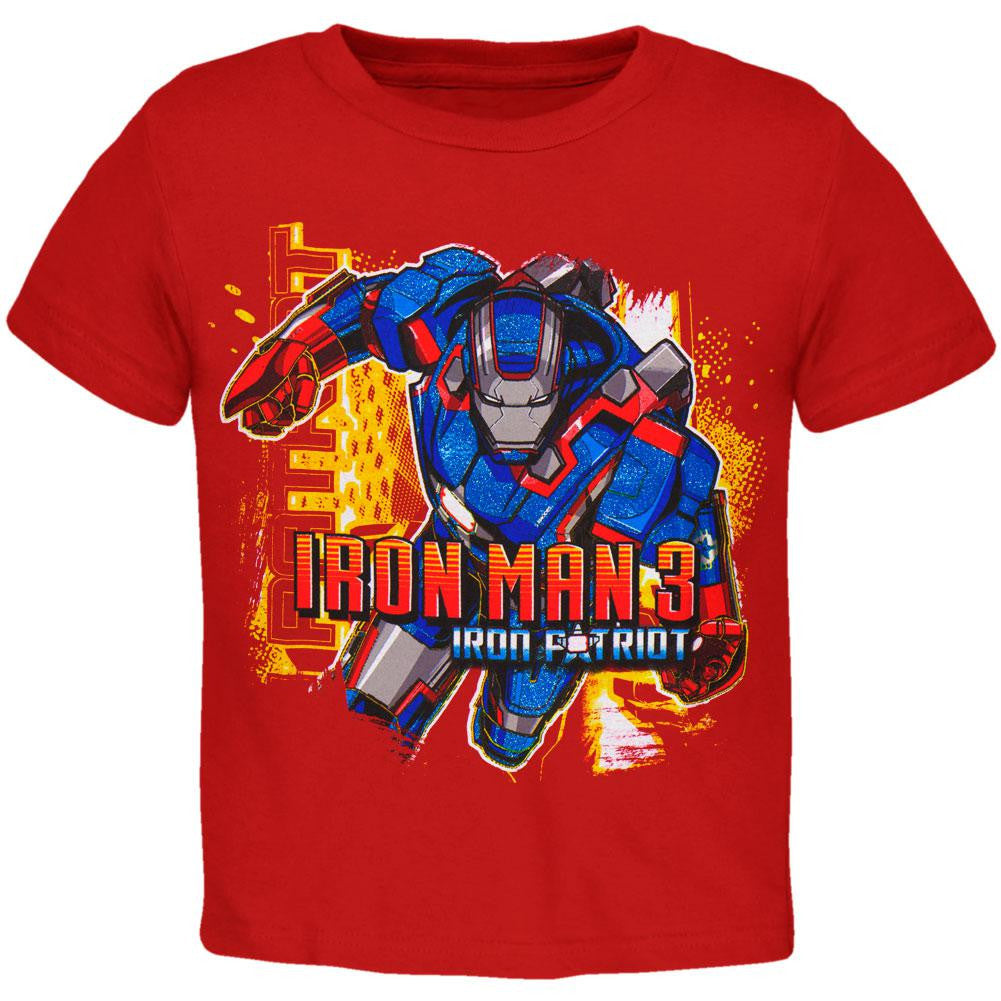 Iron Man - Big Patriot Juvy T-Shirt Juvenile T-Shirts Iron Man J4 Red