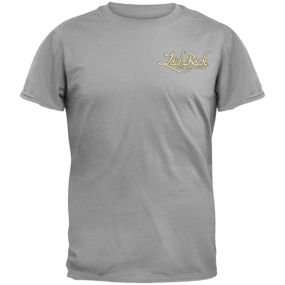 Laid Back - Dream Garage Chevy Overdye T-Shirt Men's T-Shirts Laid Back MD Grey