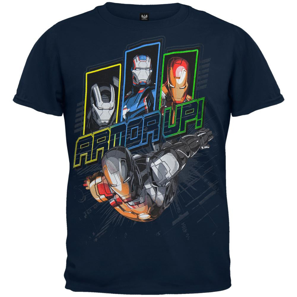 Iron Man - Chin Down Juvy T-Shirt Juvenile T-Shirts Iron Man