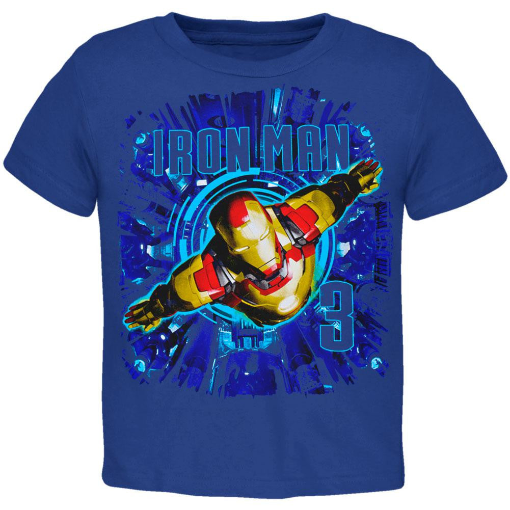 Iron Man - Closet Space Juvy T-Shirt Juvenile T-Shirts Iron Man J7 Blue