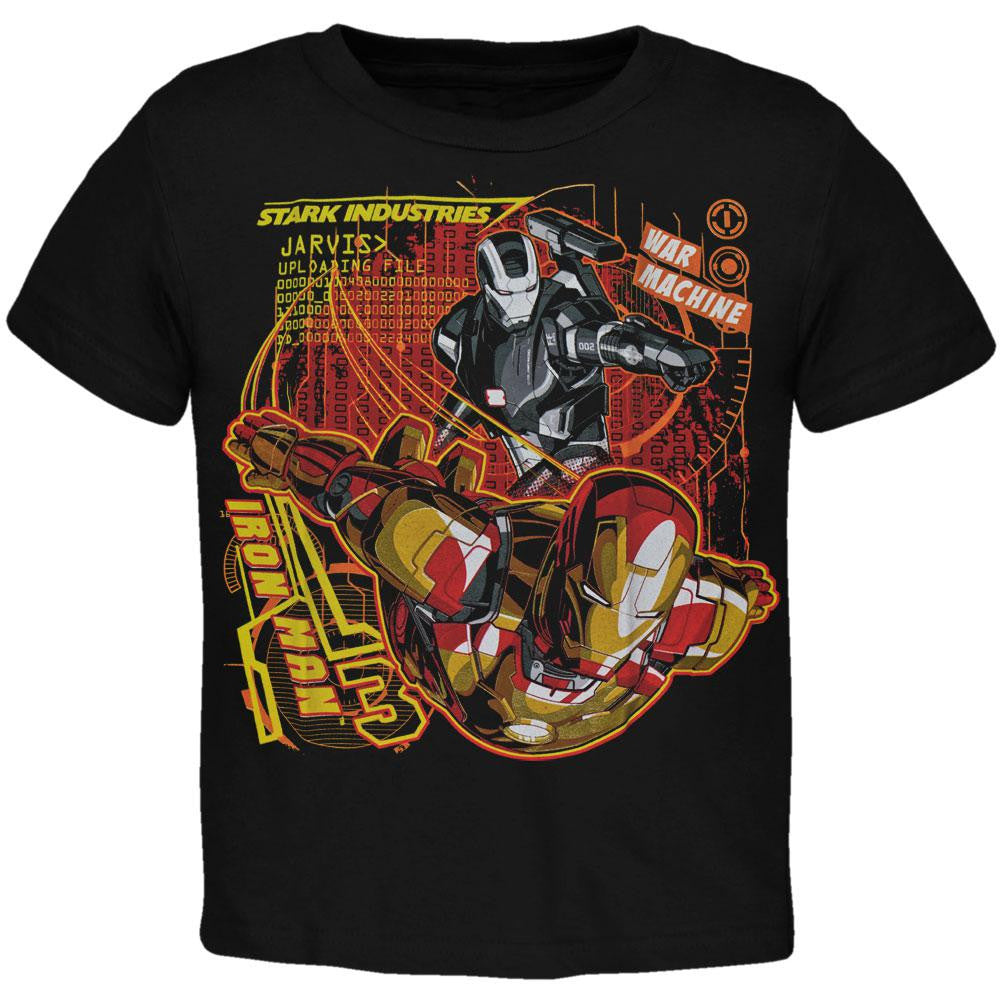 Iron Man - Iron and Steel Juvy T-Shirt Juvenile T-Shirts Iron Man J4 Black