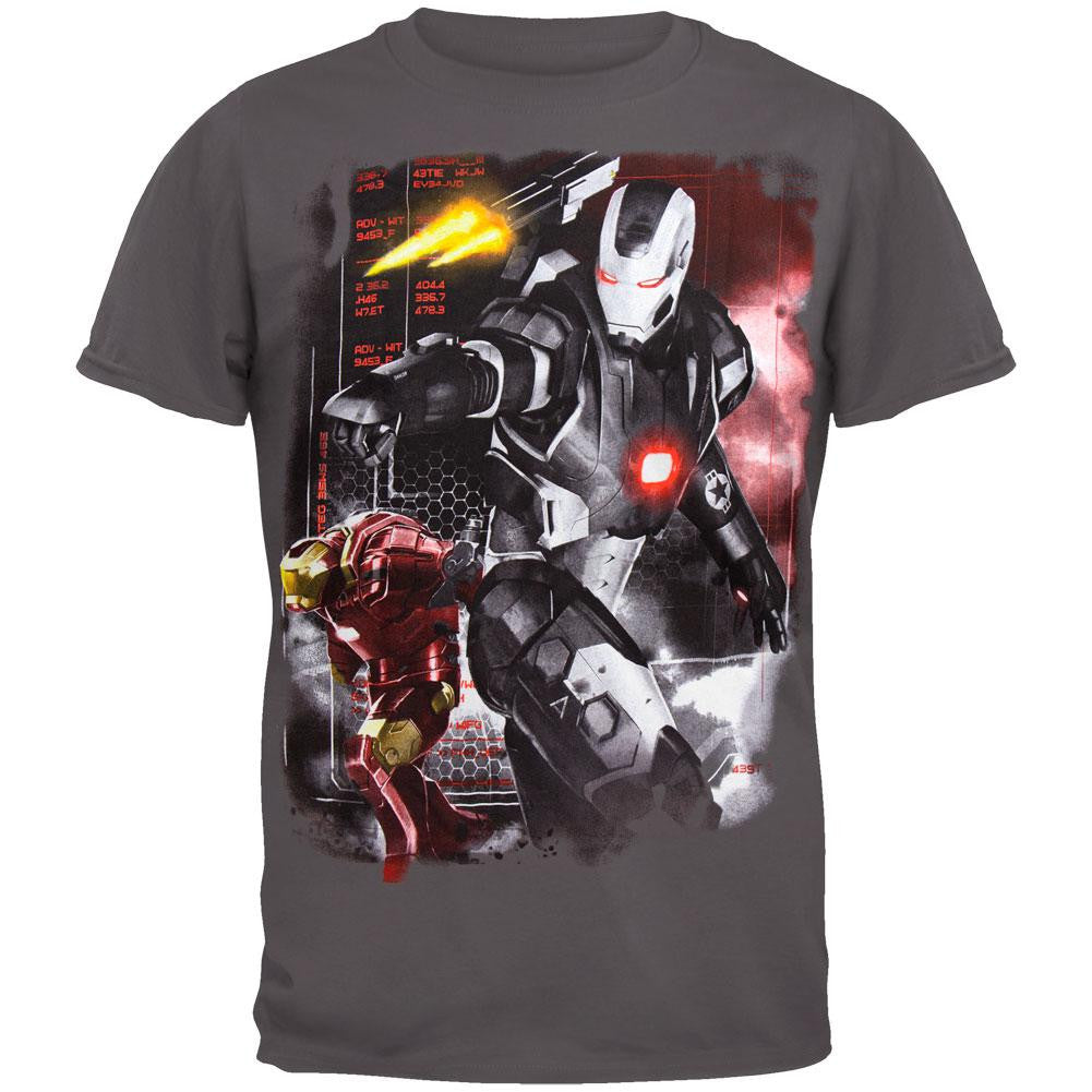 Iron Man - Machine Wars T-Shirt Men's T-Shirts Iron Man 2XL Grey
