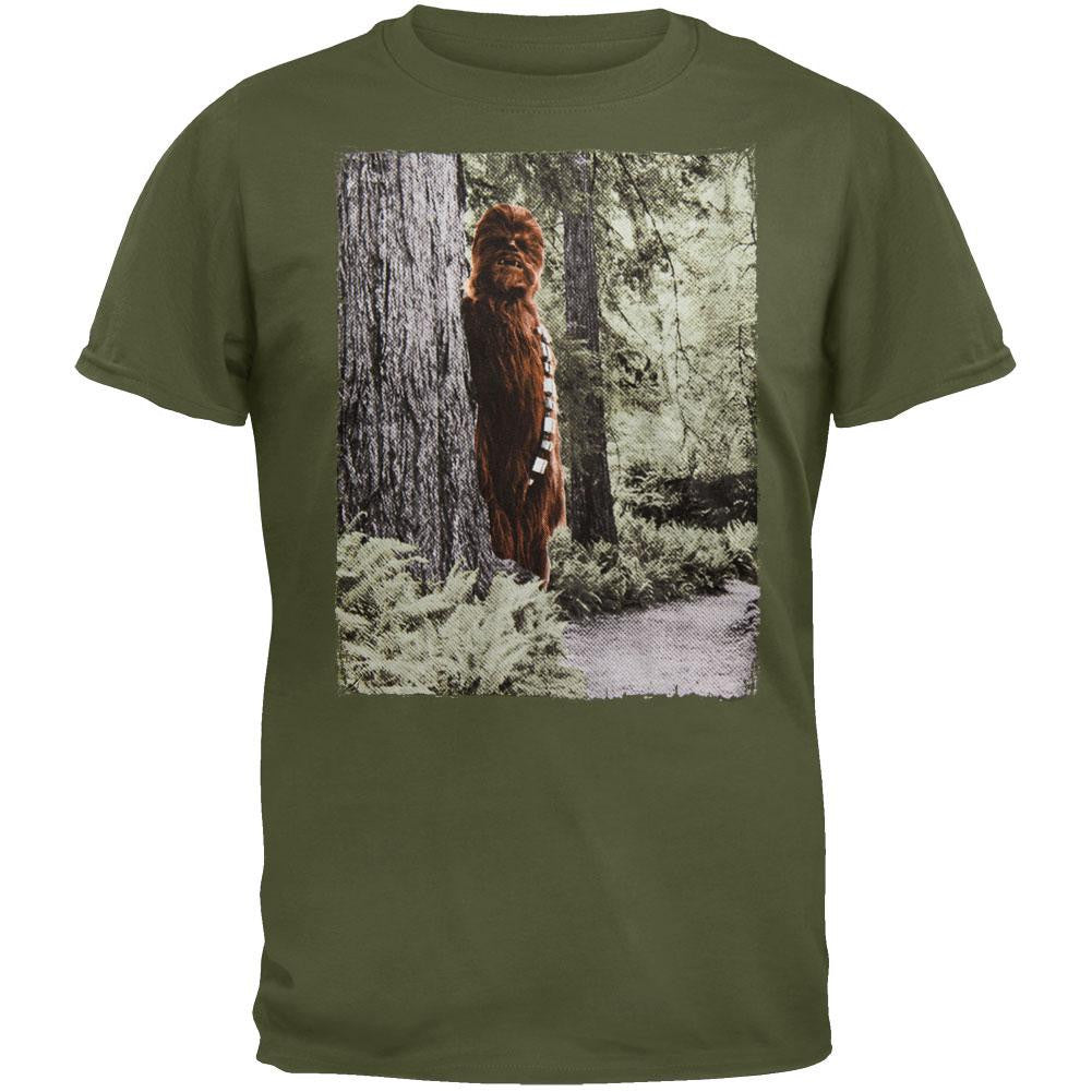 Star Wars - Sasquatch Chew T-Shirt Men's T-Shirts Star Wars 2XL Green