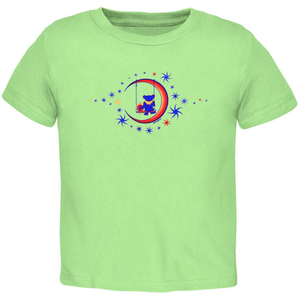 Grateful Dead - Moon Swing Light Green Juvy T-Shirt Juvenile T-Shirts Grateful Dead