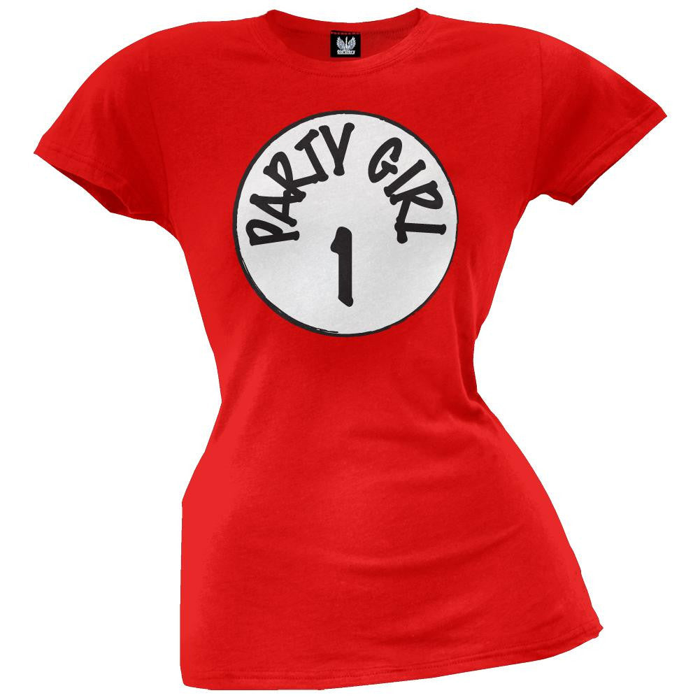 Party Girl One Juniors T-Shirt Juniors T-Shirts Old Glory