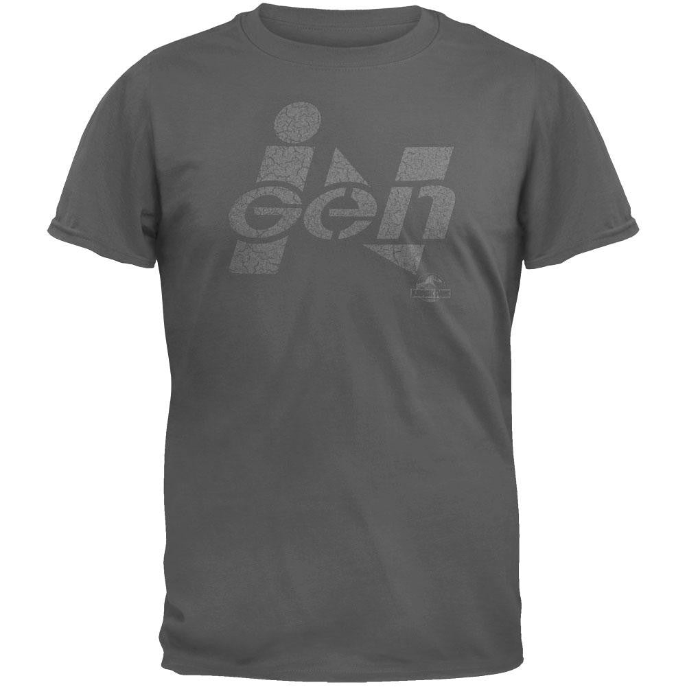 Jurassic Park - Ingen Logo T-Shirt Men's T-Shirts Jurassic Park 2XL Grey
